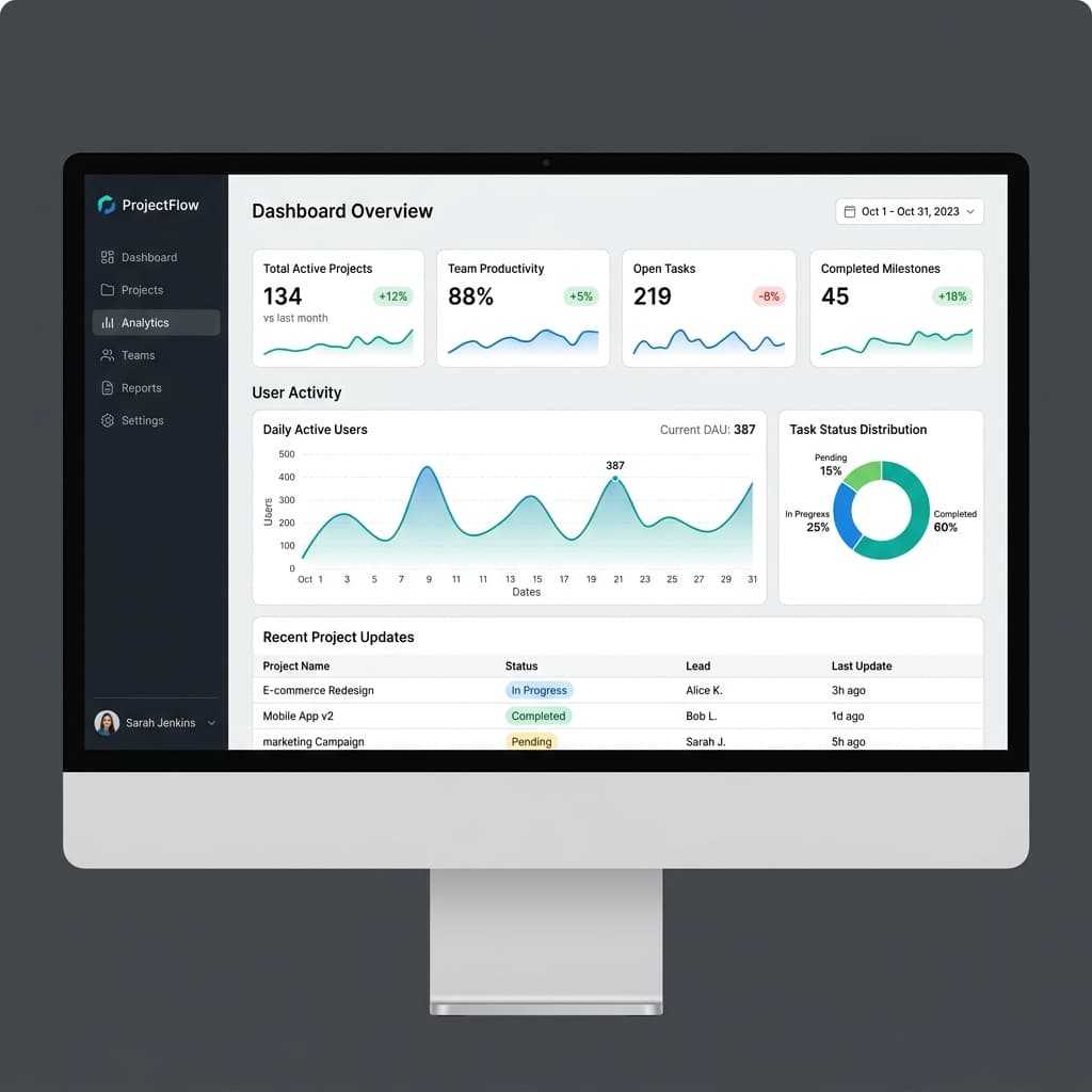 SaaS Dashboard