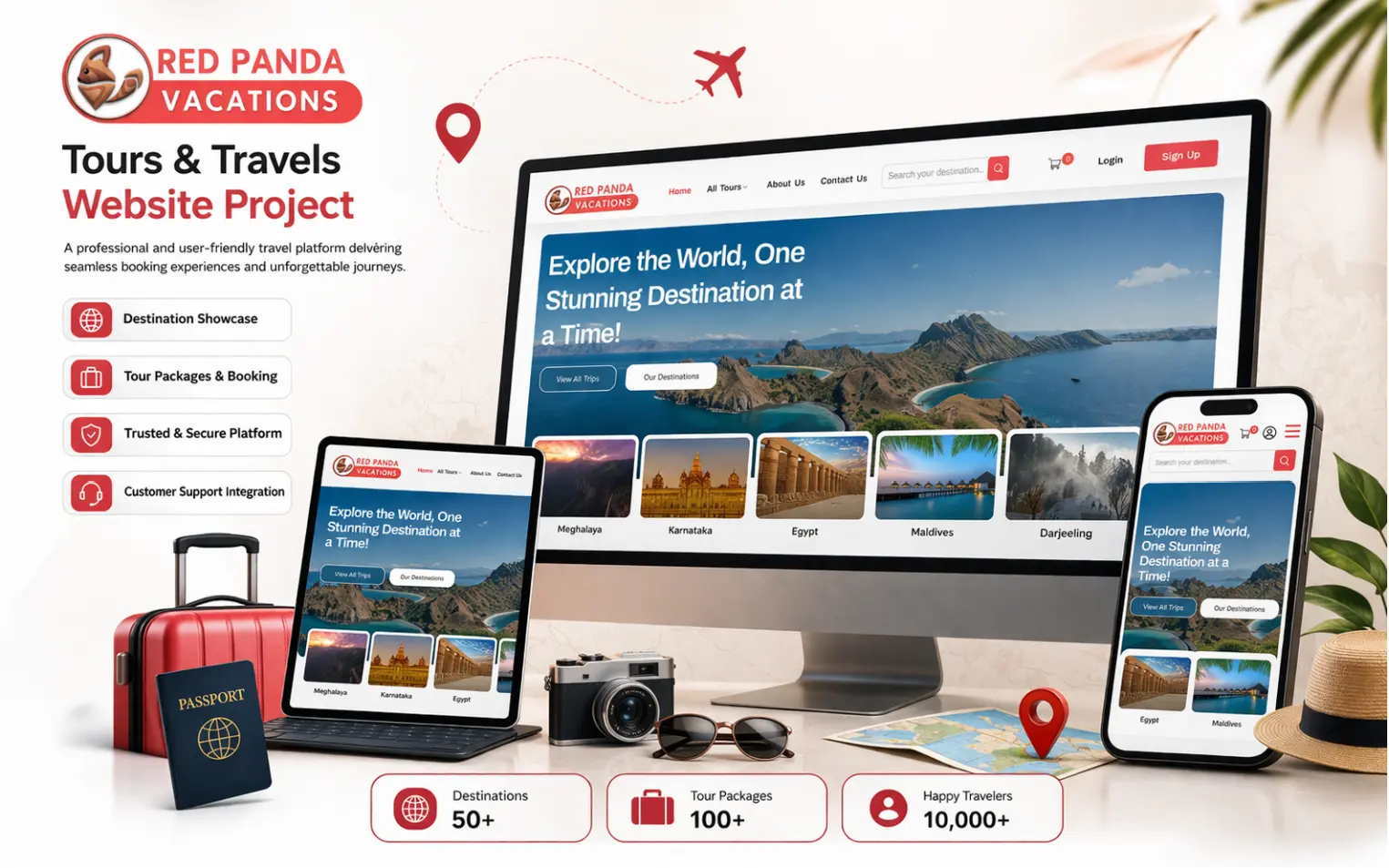 Red Panda vacations project image