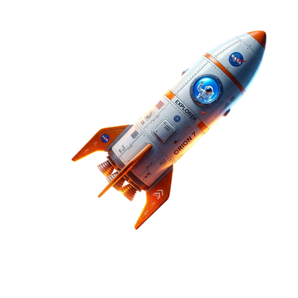Rocket Blasting Off